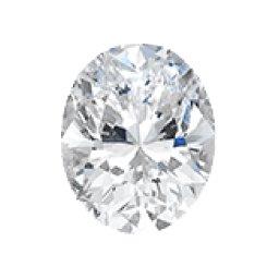 Loose oval diamond