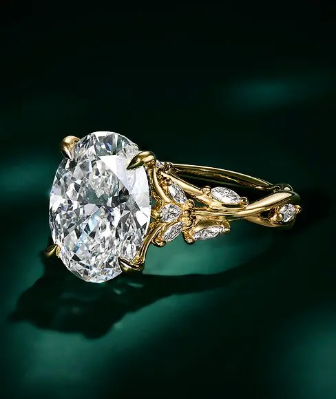 Diamond engagement ring featured from one of Brilliant Earth's Signature collections.