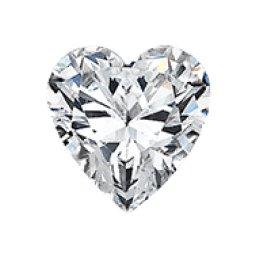 Loose heart diamond
