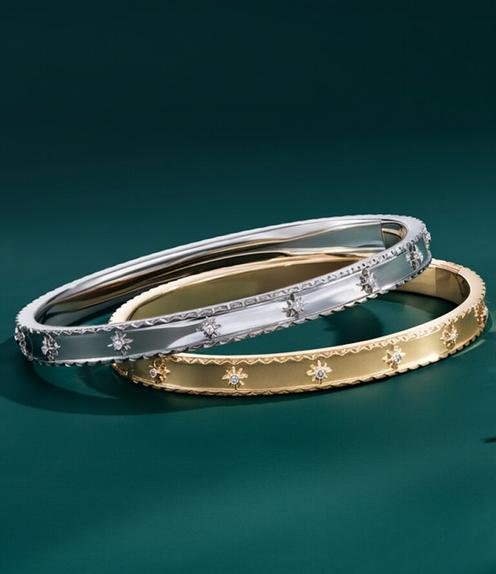 Bangle bracelets from the Sol Collection.