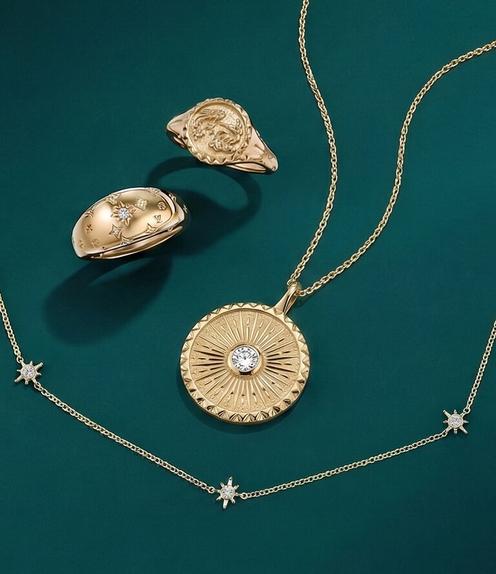 Assortment of diamond fine jewelry