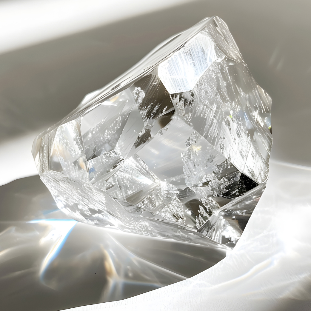 Natural Rough Diamond, Raw Diamond, Uncut Diamond, Fancy/grey Color